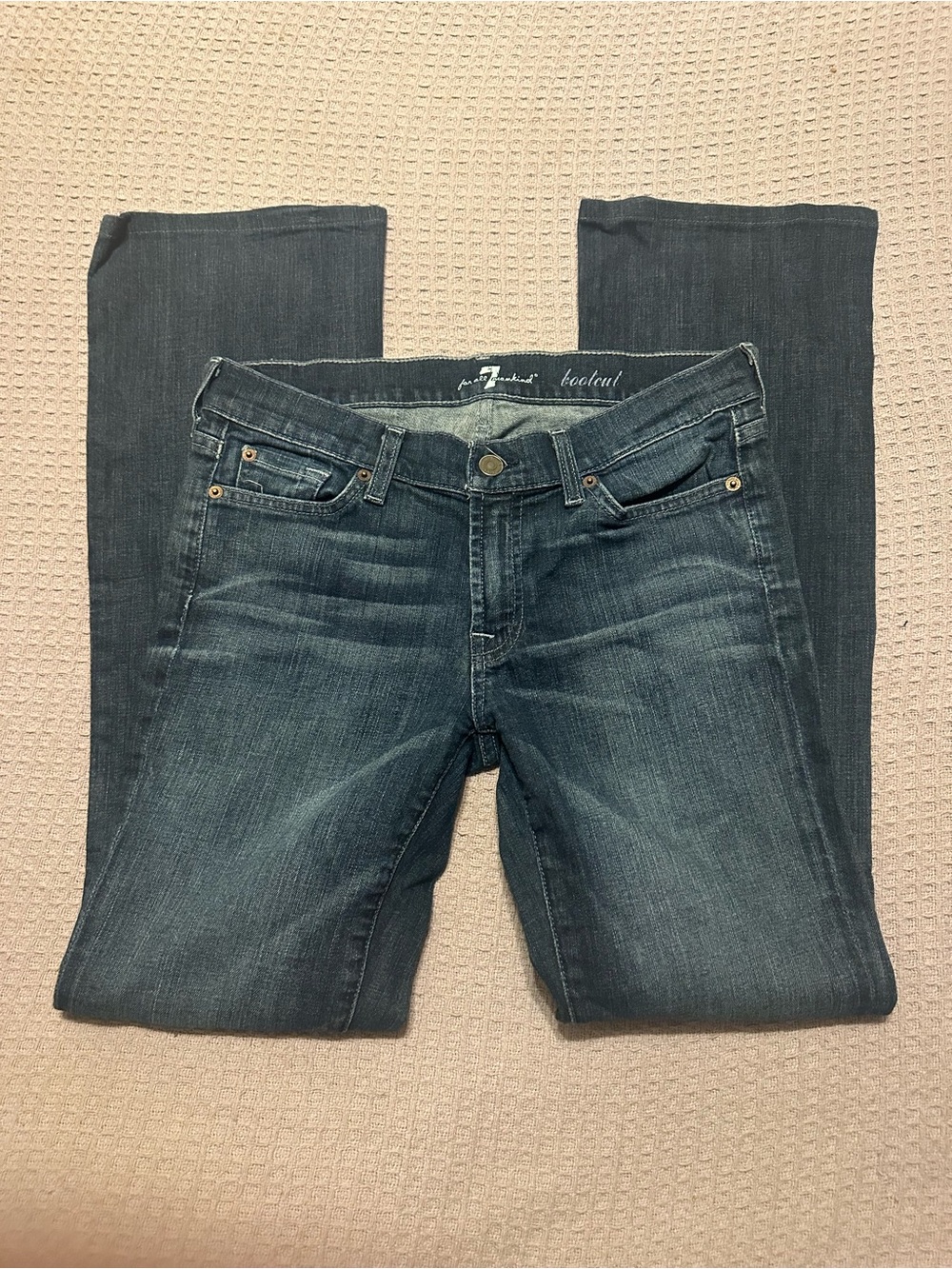 7 For All Mankind Women's Signature Bootcut Denim Jeans Size 28